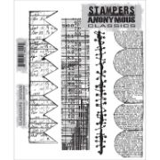Picture of Stampers Anonymous Cling Stamps 7"X8.5" Classics #6