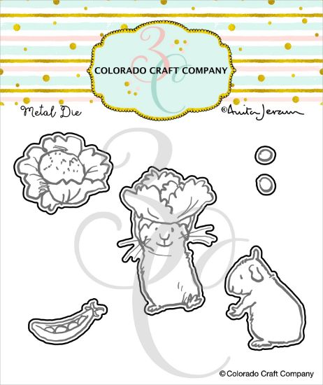 Picture of Colorado Craft Company Metal Die Set-Peas Forgive Me-By Anita Jeram