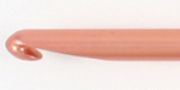 Picture of Bamboo Handle/Silvalume Head Crochet Hook 5.5" Size E4/3.5mm