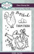 Picture of Creative Expressions 6"X4" Clear Stamp Set By Sam Poole-Hey Chick
