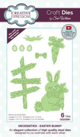 Picture of Creative Expressions Craft Dies By Sue Wilson-Necessities- Easter Bunny