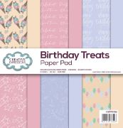 Picture of Creative Expressions Double-Sided Paper Pad 8"X8" 24/Pkg-Sweet Treats