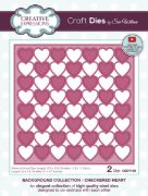 Picture of Creative Expressions Craft Dies By Sue Wilson-Checkered Heart Background 2/Pkg