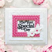 Picture of Creative Expressions Craft Dies By Sue Wilson-Checkered Heart Background 2/Pkg