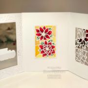 Picture of Creative Expressions Craft Dies By Sue Wilson-Festive Stained Glass Poinsettia