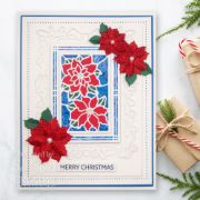 Picture of Creative Expressions Craft Dies By Sue Wilson-Festive Stained Glass Poinsettia