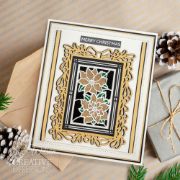 Picture of Creative Expressions Craft Dies By Sue Wilson-Festive Stained Glass Poinsettia