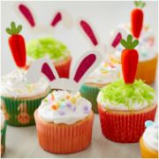 Picture of Cupcake Toppers 24/Pkg Bunny Ear Glitter