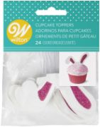 Picture of Cupcake Toppers 24/Pkg Bunny Ear Glitter