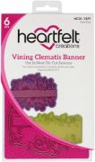 Picture of Heartfelt Creations Cut & Emboss Dies Vining Clematis Banner