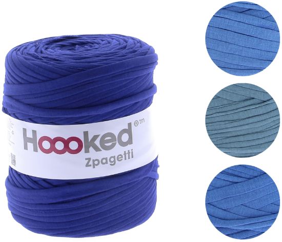 Picture of Hoooked Zpagetti Yarn Ocean Blue - Mid Blue Shades