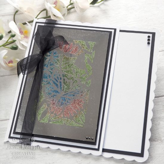Picture of Creative Expressions Stencil Set By Jamie Rodgers-Poppy Garden