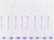 Picture of Creative Impressions Embroidery Stitch Template Set 4/Pkg