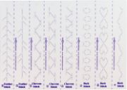 Picture of Creative Impressions Embroidery Stitch Template Set 4/Pkg