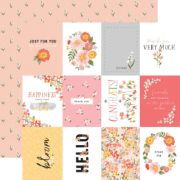 Picture of Flora No. 5 Double-Sided Cardstock 12"X12"-Happy Journaling Cards