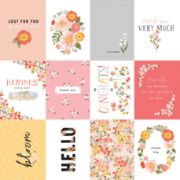 Picture of Flora No. 5 Double-Sided Cardstock 12"X12"-Happy Journaling Cards