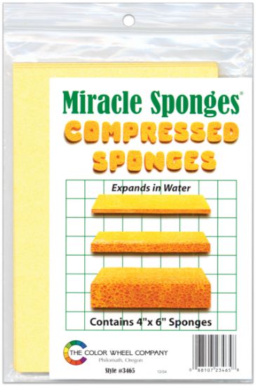 Picture of Compressed Sponges 3/Pkg 4"X6"