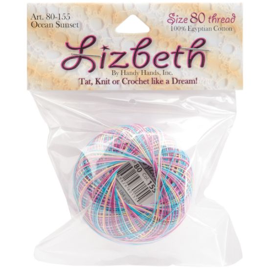 Picture of Lizbeth Cordonnet Cotton Size 80 Ocean Sunset