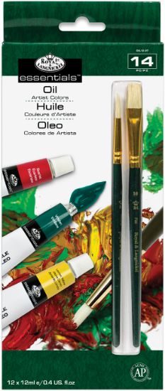 Picture of Essentials Oil Paints 12ml 12/Pkg Assorted Colors
