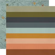 Picture of Here & There Double-Sided Cardstock 12"X12"-Travel Therapy