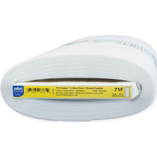 Picture of Peltex 1-Sided Fusible Interfacing White 20"X10yd FOB: MI