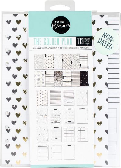 Picture of My Prima A5 Planner Inserts  Golden Plan