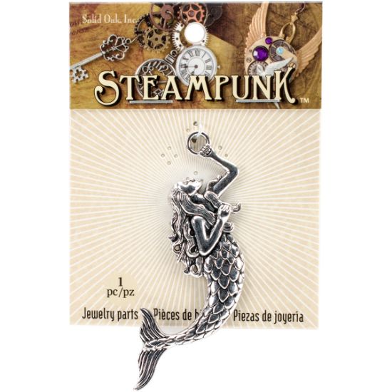 Picture of Steampunk Metal Pendant 1/Pkg Mermaid