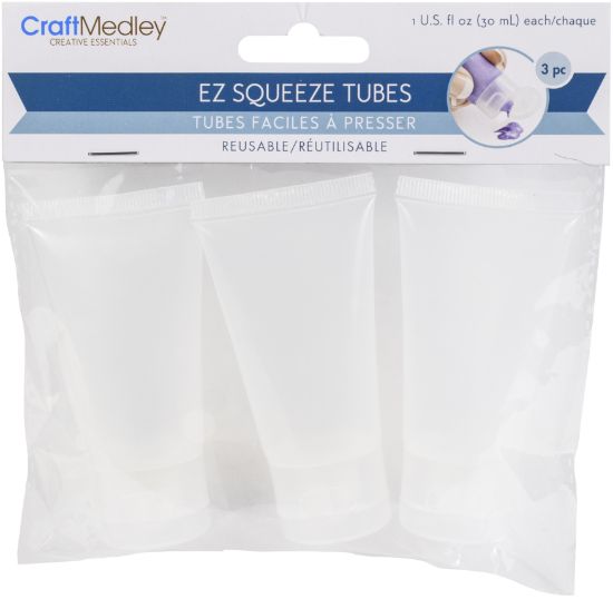 Picture of Empty EZ Squeeze Paint Tubes 30ml 3/Pkg 