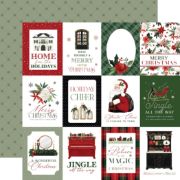 Picture of A Wonderful Christmas Double-Sided Cardstock 12"X12"-3"x4" Journaling Cards