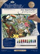 Picture of Paint By Number Kit Artist Canvas Series 11"X14" Zoo Montage