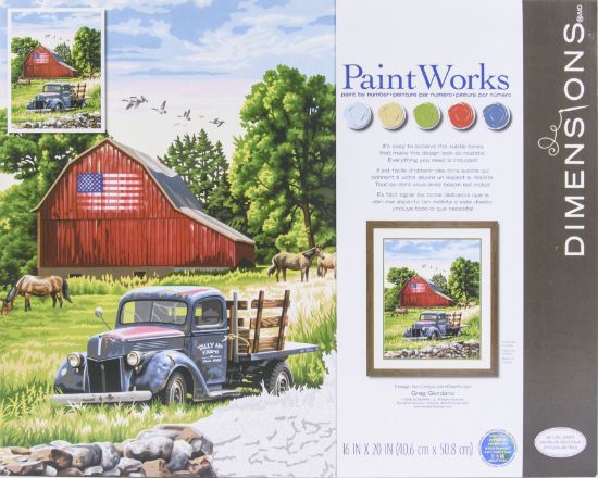 Picture of Paint Works Paint By Number Kit 16"X20" Summer Farm