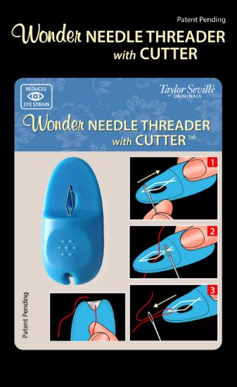 Picture of Taylor Seville Wonder Needle Threader W/ Cutter Blue