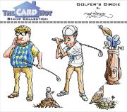 Picture of The Card Hut Clear Stamps 4"X6" By Mark Bardsley-Wild World - Golfer's Birdie