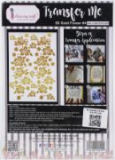 Picture of Dress My Craft Transfer Me Sheet A4 3D Gold - Flower #4