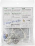 Picture of Nostalgic Christmas Beaded Crystal Ornament Kit Crystal Angels Silver