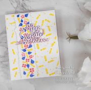 Picture of Creative Expressions Washi Tape Layering Stencil 4"X8"-Let's Celebrate
