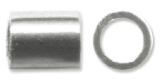 Picture of Crimp Tubes Size 2 1.5g Silver-Plated