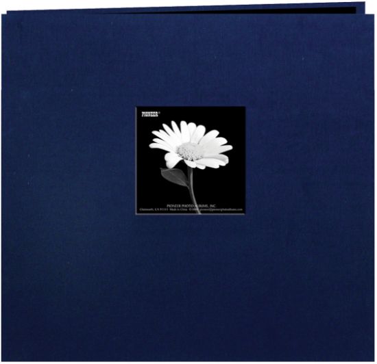 Picture of Pioneer Book Cloth Cover Post Bound Album 12"X12" Regal Navy