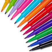 Picture of Paper Mate® Point Guard Flair Bullet Point Stick Pen, Assorted Ink, 1.4mm, Dozen