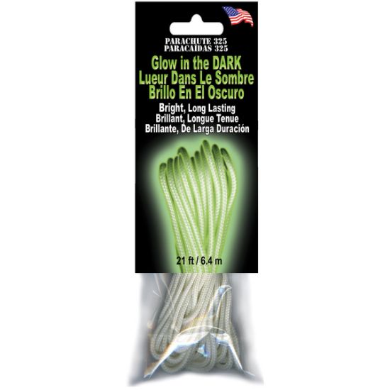 Picture of Parachute Cord 3mmX21' Glow-In-The-Dark
