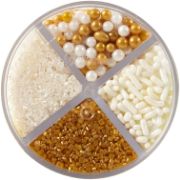Picture of Pearlized Sprinkles 3.8oz Gold, 4 Cell