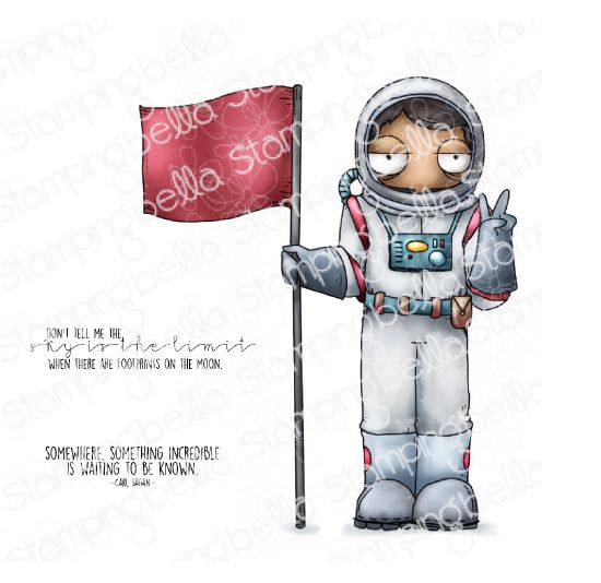 Picture of Stamping Bella Cling Stamps-Oddball Astronaut