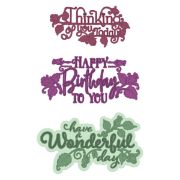 Picture of Heartfelt Creations Cut & Emboss Dies-Elegant Rose Sentiments