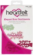 Picture of Heartfelt Creations Cut & Emboss Dies-Elegant Rose Sentiments