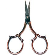 Picture of Heirloom Embroidery Scissors Leaf Handle 4" Copper