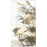 Picture of Herons Counted Cross Stitch Kit 10.25"X19" 14 Count