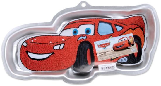 Picture of Novelty Cake Pan Lightning McQueen 13.75"X6.25"X2.75"