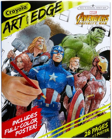 Picture of Crayola Art W/Edge Coloring Book Marvel Avengers