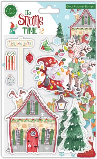 Picture of Craft Consortium Clear Stamps-Northern Lights, It's Snome Time 2