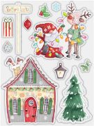 Picture of Craft Consortium Clear Stamps-Northern Lights, It's Snome Time 2